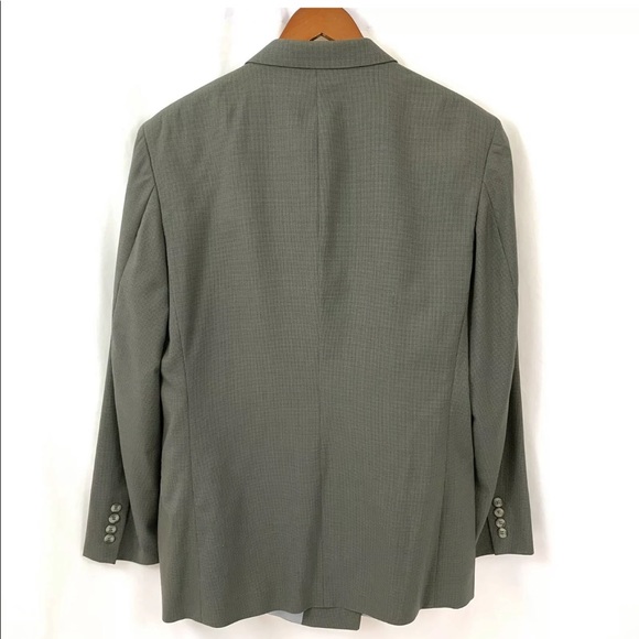 Men 42R Jean-Paul Germain BlazerGray Tweed Pattern - Picture 4 of 9